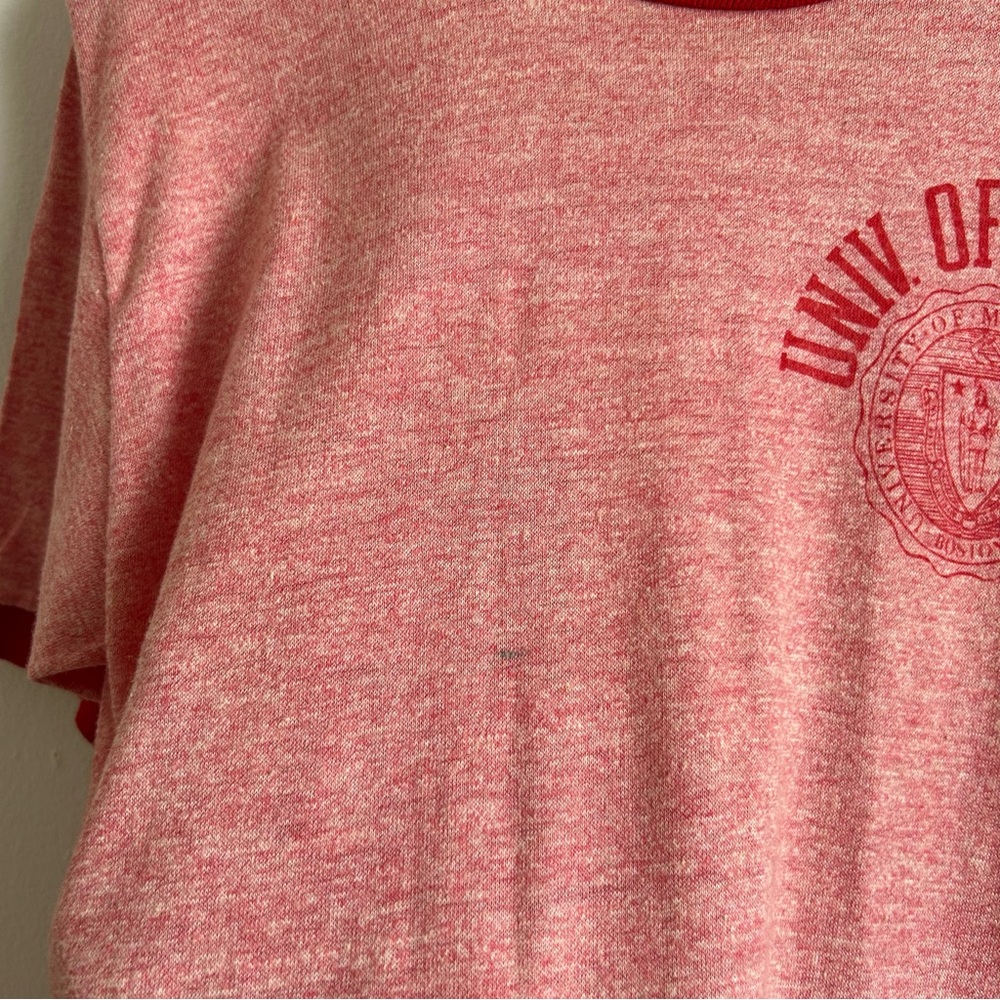70's UMass Boston Ringer Tee - Picture 10 of 12